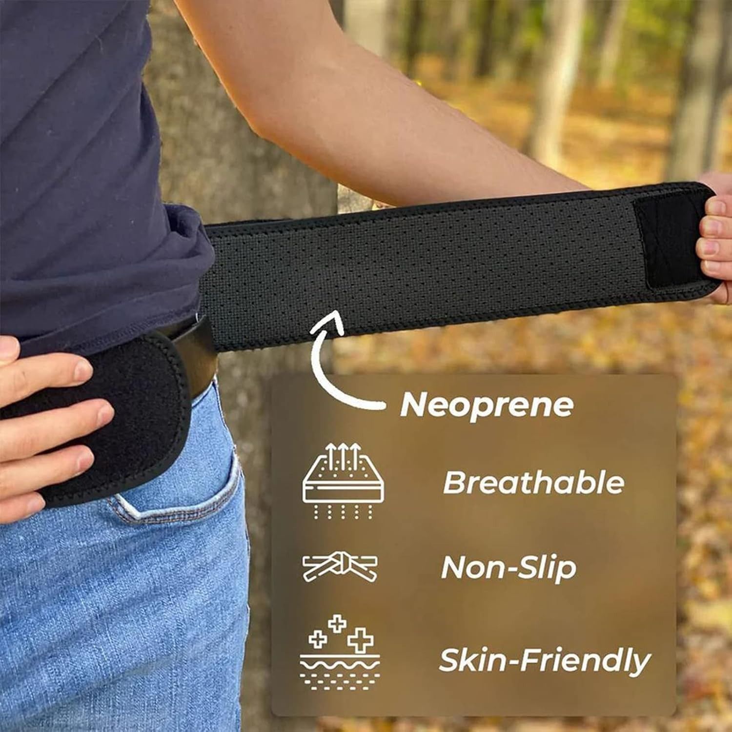 Ultimate Relief for Sciatica & Lower Back Pain, Dainely Men Belt Lower Back Sciatica Pain, Comfortable and Breathable Belt