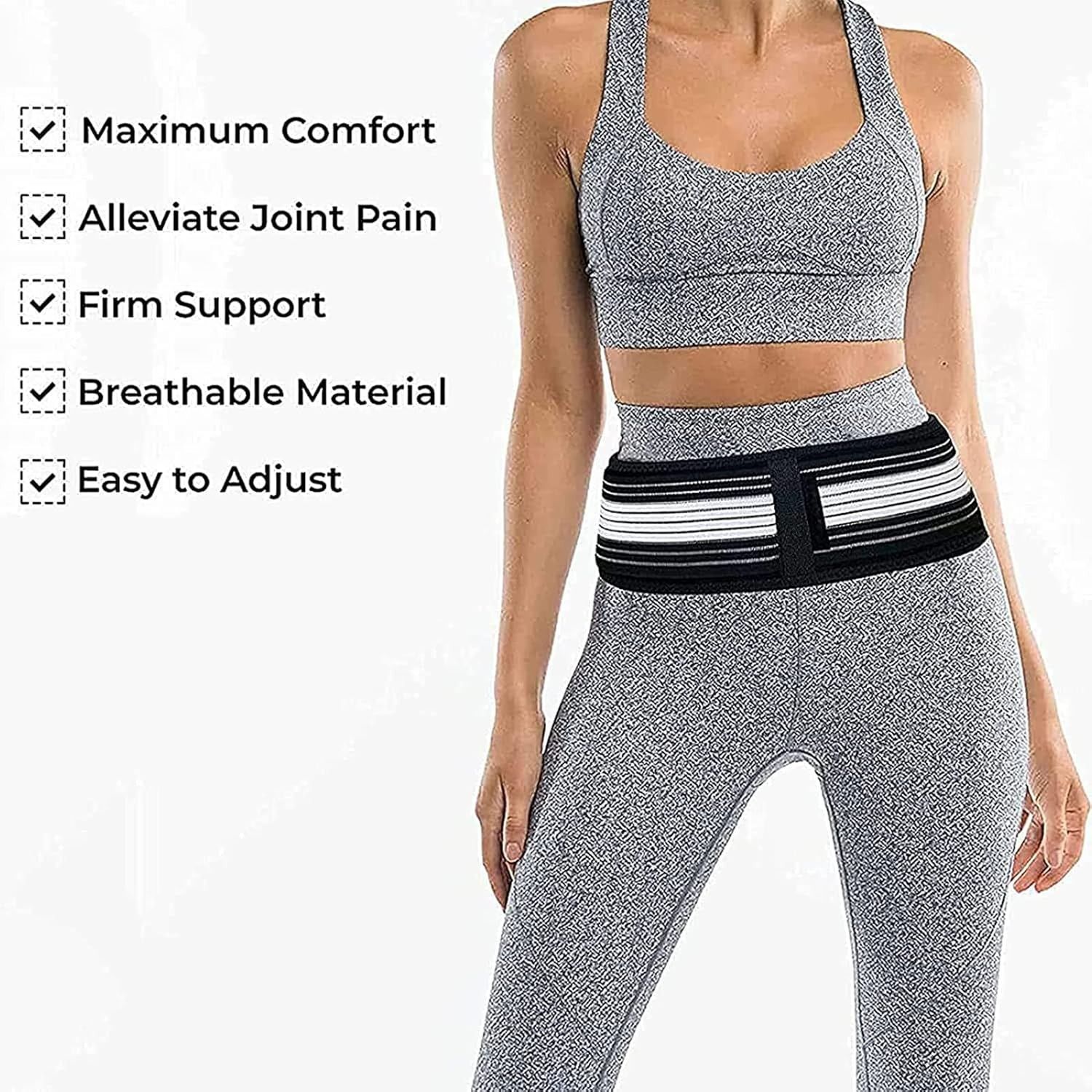 Ultimate Relief for Sciatica & Lower Back Pain, Dainely Men Belt Lower Back Sciatica Pain, Comfortable and Breathable Belt