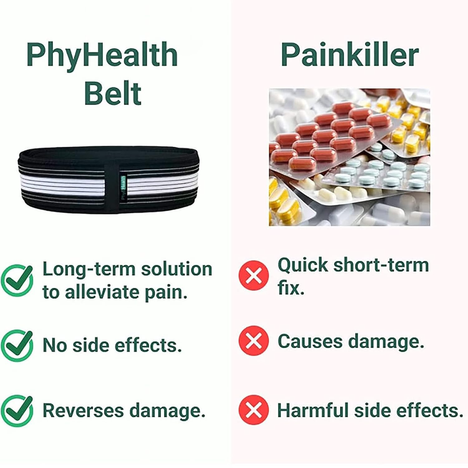 Ultimate Relief for Sciatica & Lower Back Pain, Dainely Men Belt Lower Back Sciatica Pain, Comfortable and Breathable Belt