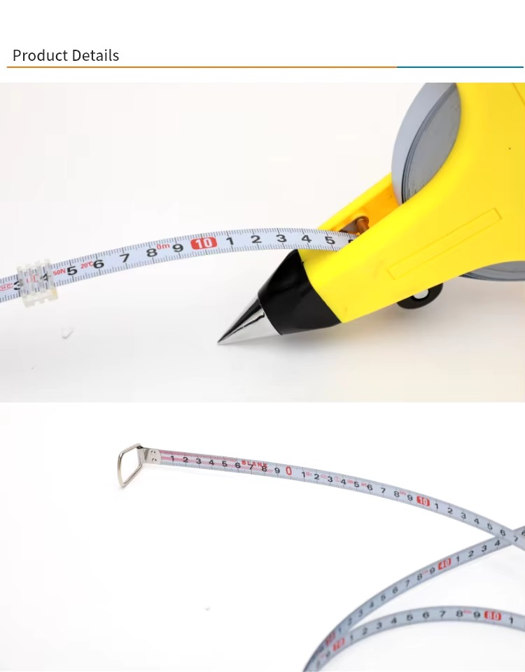 30m - 50M - 100M waterproof long distance steel tape measure tape