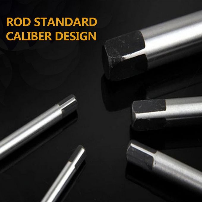 Broken Screw Extractor Multi-split Screw Extractor Kit Stainless Steel Hardness Broken Screw Bolt Extractor Easy To Peel Suitable for Remove Damaged Screws (6pcs Set)