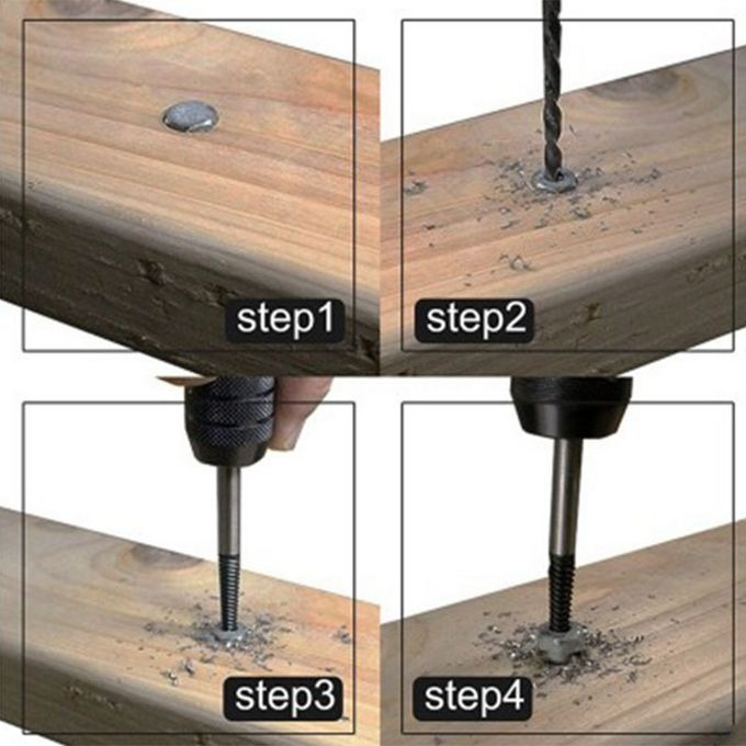 Broken Screw Extractor Multi-split Screw Extractor Kit Stainless Steel Hardness Broken Screw Bolt Extractor Easy To Peel Suitable for Remove Damaged Screws (6pcs Set)