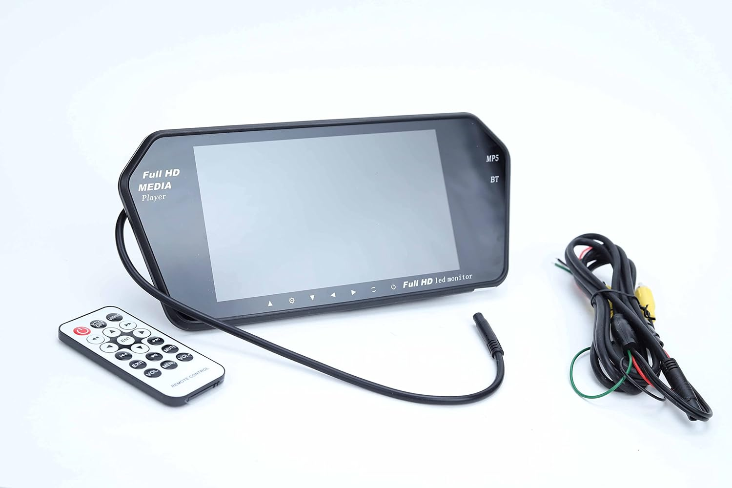 7 inch USB SD MP5 Color TFT LCD Car Rearview Mirror Monitor Remote Built-in Bluetooth