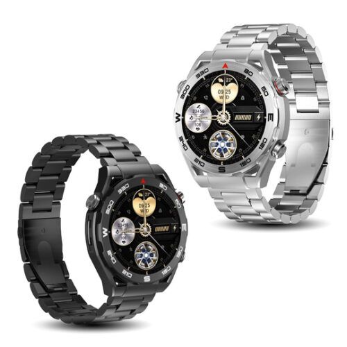 HAVIT AMOLED M9030 Ultra Fitness Smartwatch with Metallic Straps