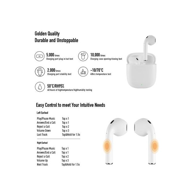 itel Buds Air  Noise Cancellation Bluetooth Wireless  Earpods Buds