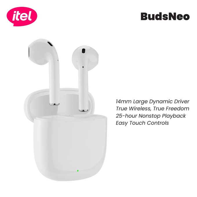itel Buds Air  Noise Cancellation Bluetooth Wireless  Earpods Buds