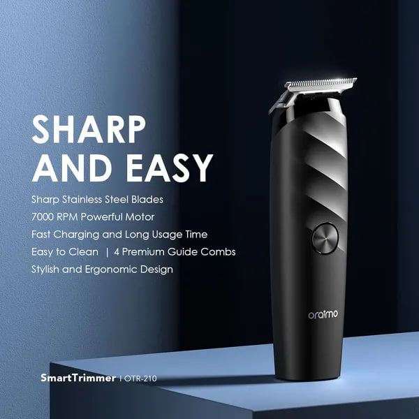 Oraimo SmartTrimmer Shaving Machine Multi-functional Trimmer With 4 Guided Combs