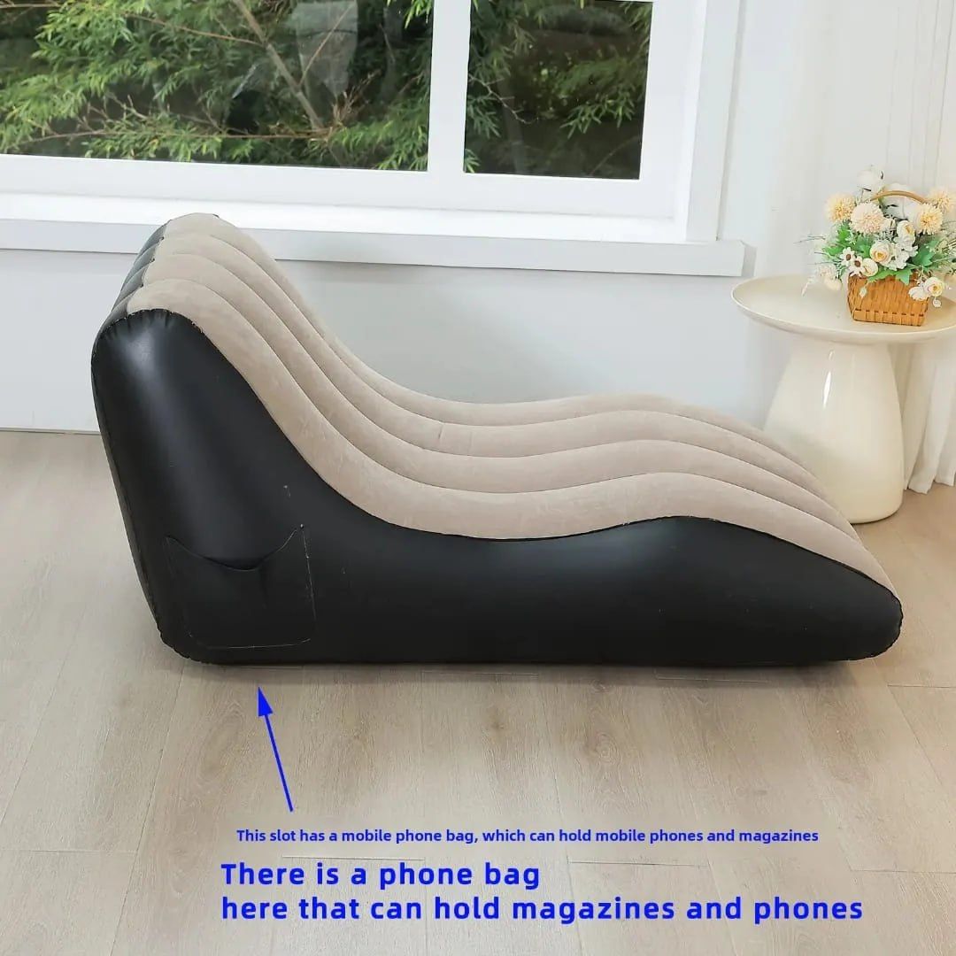 Ergonomic Inflatable Lounge Chair / seat Design Waterproof Air Sofa Outdoor Pool Party Inflatable Sofa Bed Modern Waterproof Inflatable Sofa Living Room Furniture