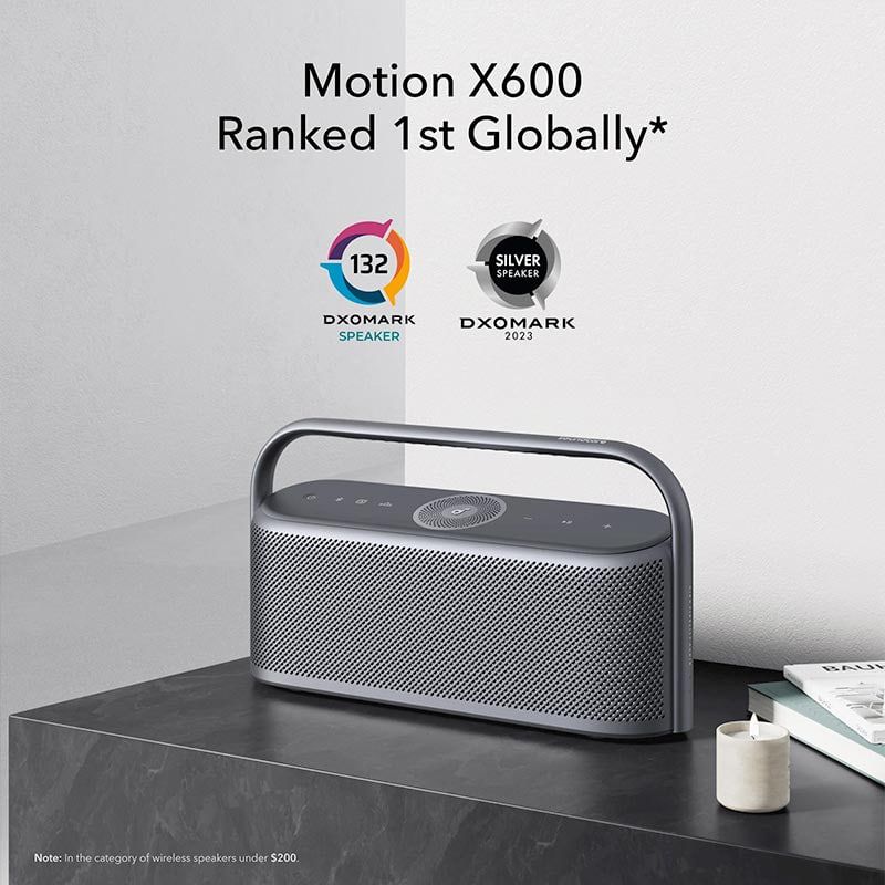 Anker Soundcore Motion X600 - 50W Surround Sound Waterproof Portable Bluetooth Speaker with Spatial Audio