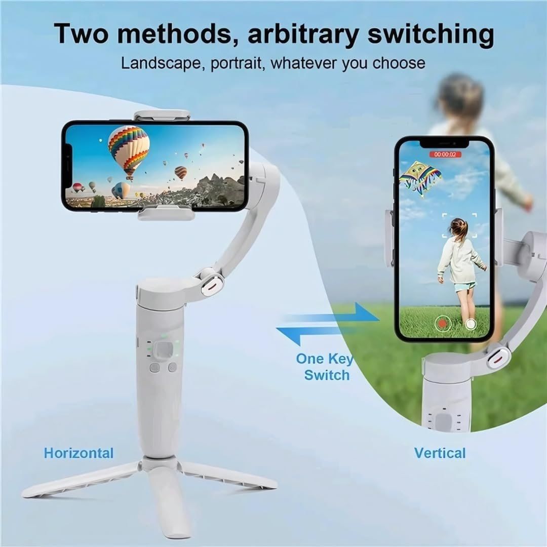 M1 3-Axis Gimbal Stabilizer for Smartphone Foldable Handheld Phone