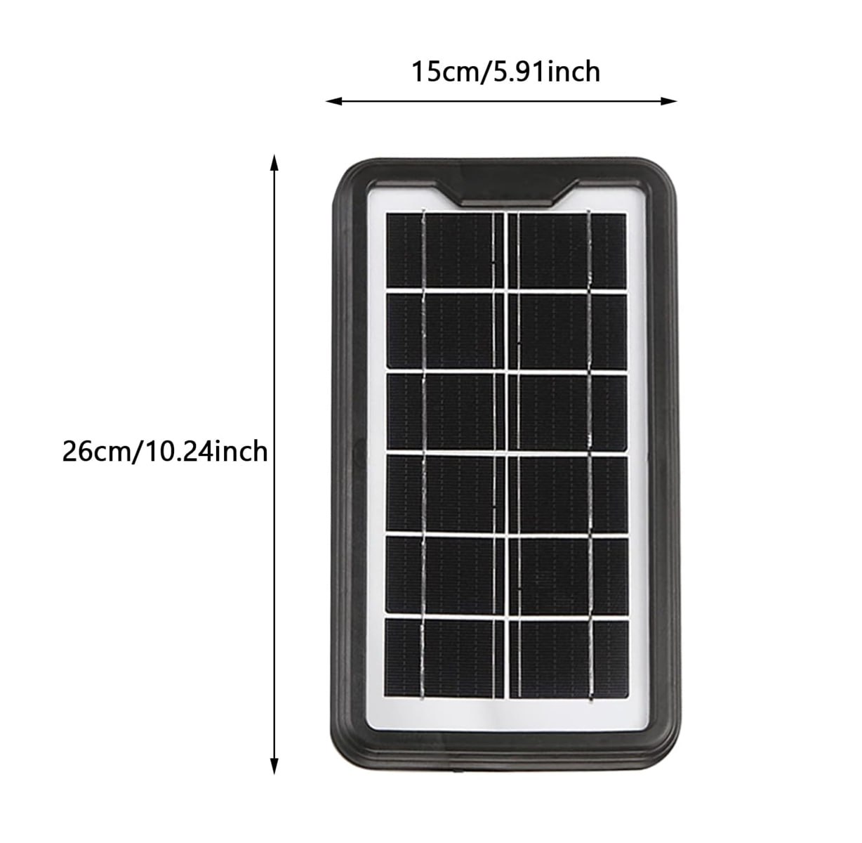 Solar Panel 3W Portable Mini USB Solar Panel Charger with Monocrystalline IP65 Waterproof Multifunctional Solar Charger for Phone Power Bank Camping Lights Lanterns