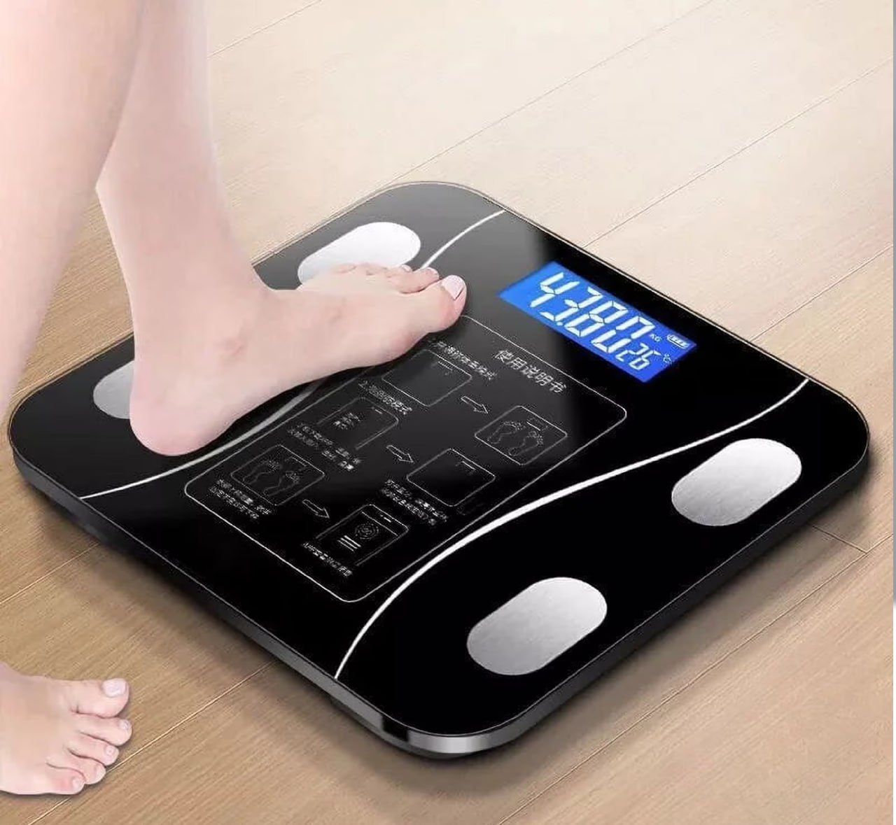 50KG Barbell & Dumbbell Set + FREE BMI Smart Digital Personal Weight Scale