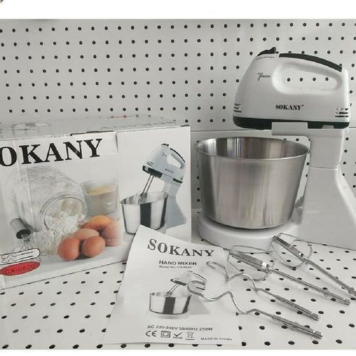 Sokany Electric Hand Mixer With Bowl,Whisk Egg Beater Cake Baking