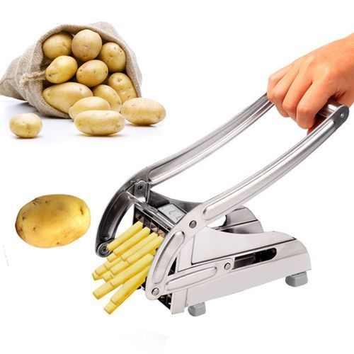 Fries/Chips Cutter- Stainless Steel Potato Chopper Chipser