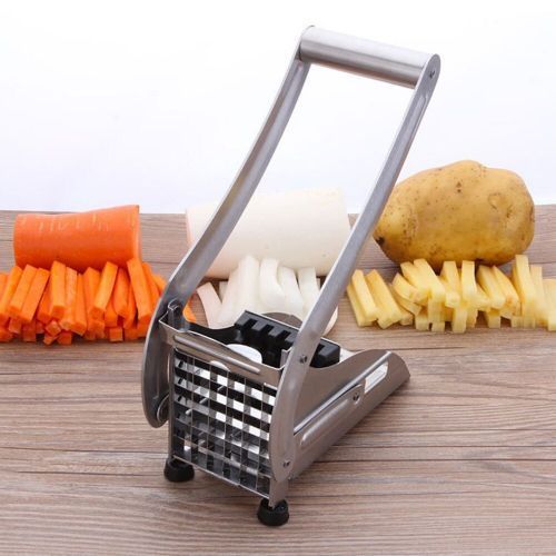 Fries/Chips Cutter- Stainless Steel Potato Chopper Chipser