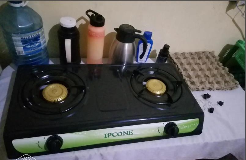 【 Promotion】Ipcone   Stainless Steel Gas Cooker Double Burner Gas stove Auto Ignition WITHOUT  pipe and regular knob