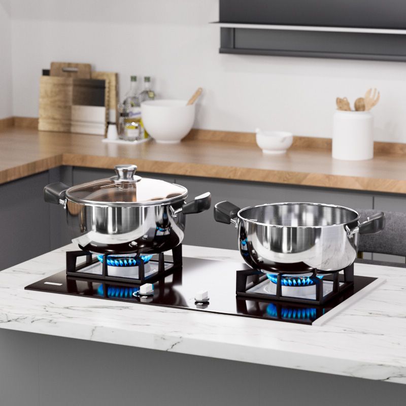 【Promotion】Jamespot 10PCS Stainless steel Pots Non Stick Sufuria Cookware Set Cooking Pots Sufuria 5pcs pots+5pcs lids（16/18/20/22/24cm)