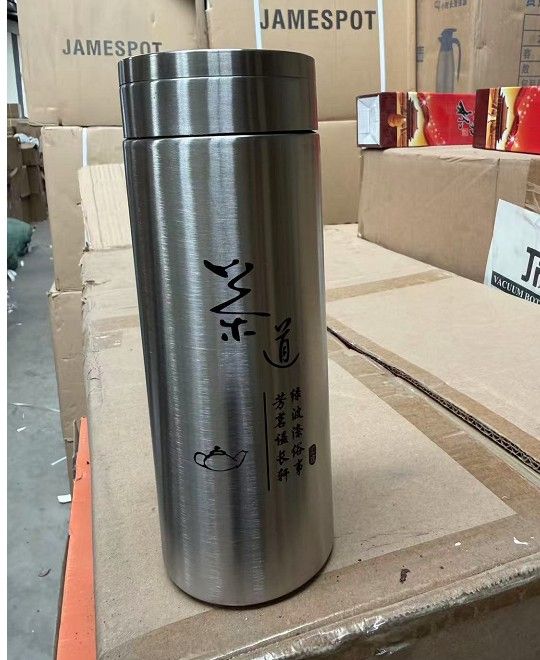 JP 300ML/350ML Stainless Steel Metallic Thermos Vacuum Flask Portable Rope Climbing Sports Travel Cup Water