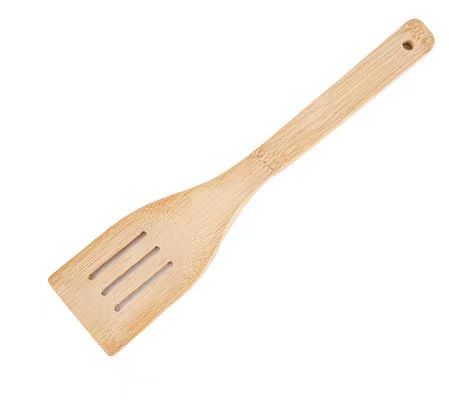 6-piece kitchenware wooden spatula modern simple kitchenware bamboo anti-scalding cooking non-stick spatula