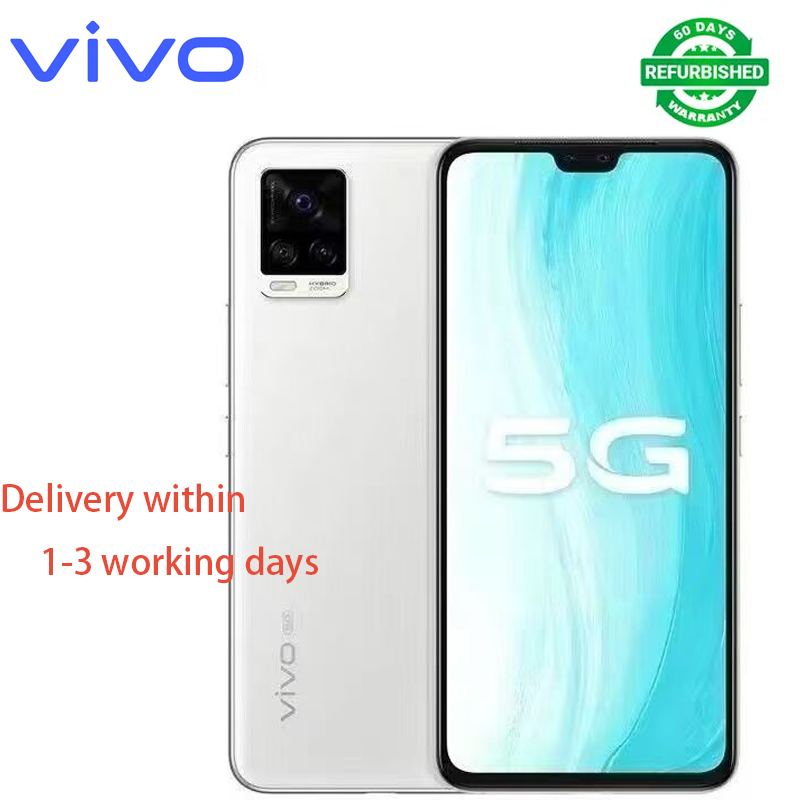 Refurbished phone vivo S7 5G 128/256GB 6.44 inch 64MP+44MP 4000mAh Flash Charge Smartphone