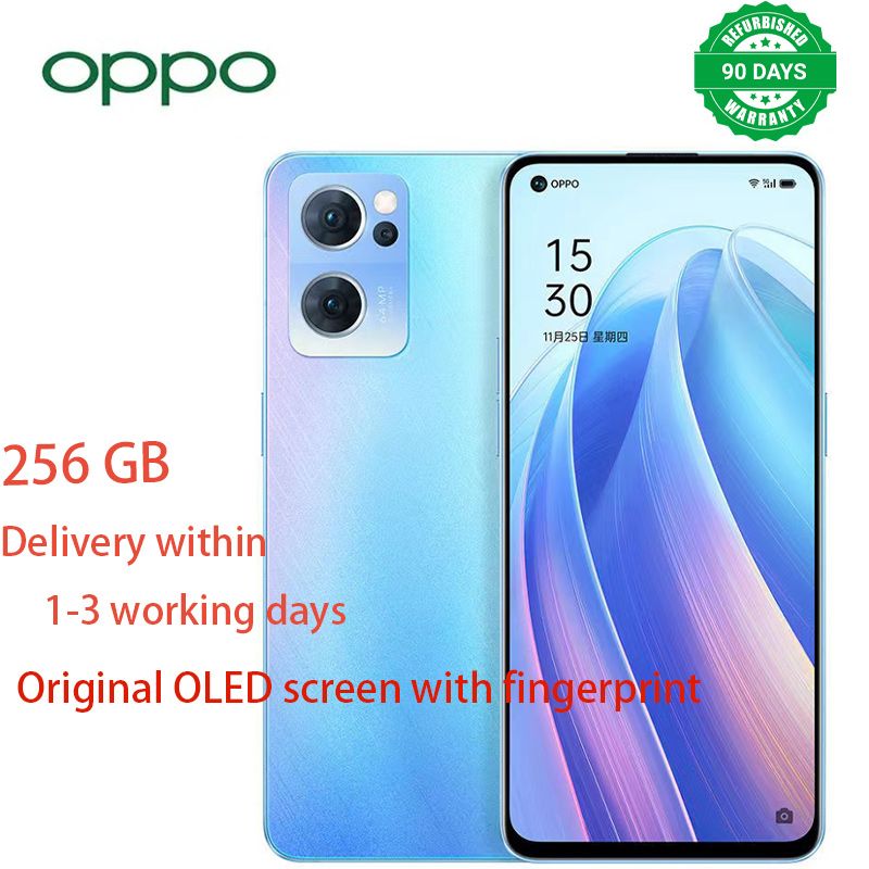 Refurbished OPPO Reno 7 Dual Mode 5G Smartphone 6.43 Inch 4500mAh 8/128GB+256GB 12/256GB 4K Ultra HD Shooting Game Oppo Phone