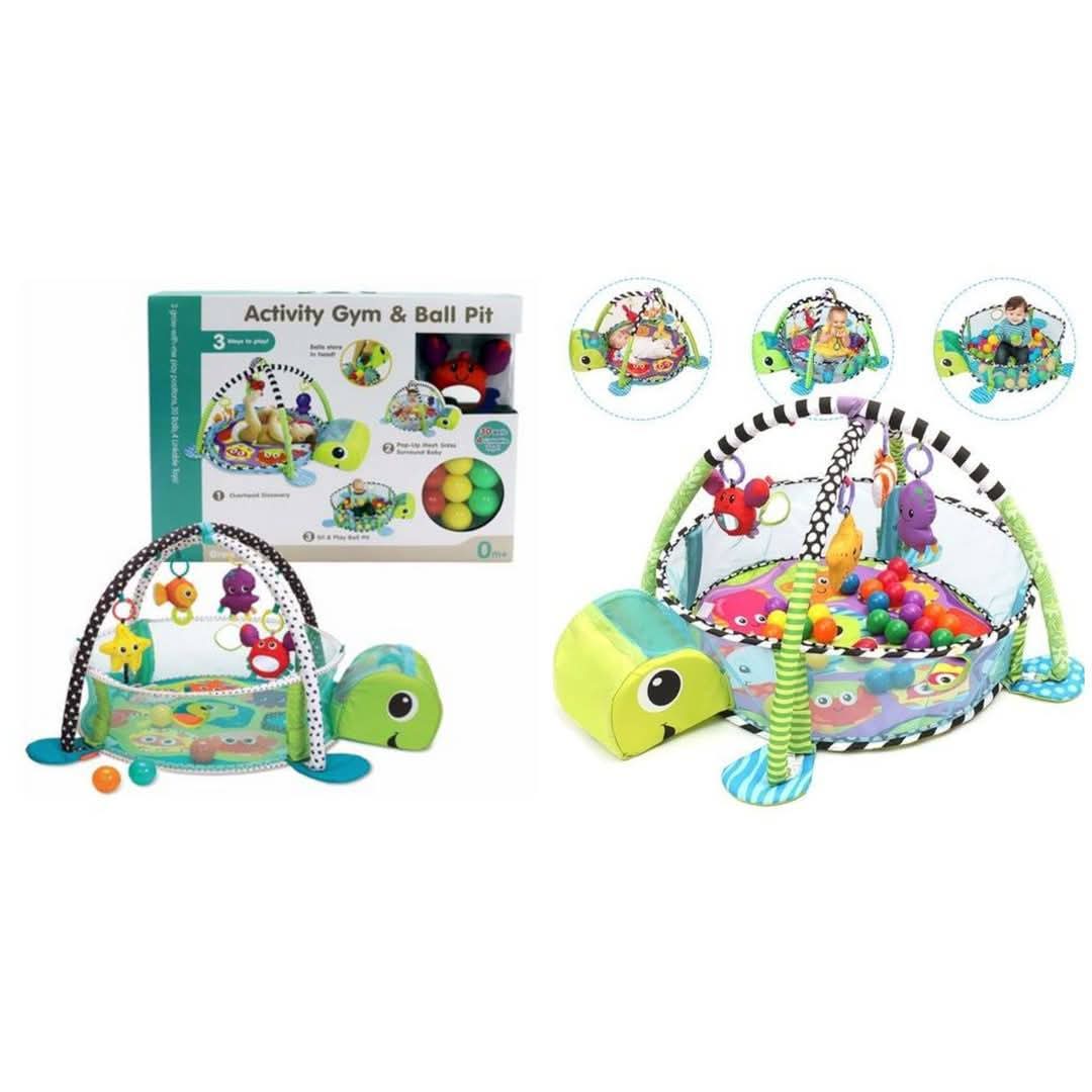 3-1 Portable Baby Play mat /Activity Gym/ball pit...comes with 40pcs kids playing Balls A