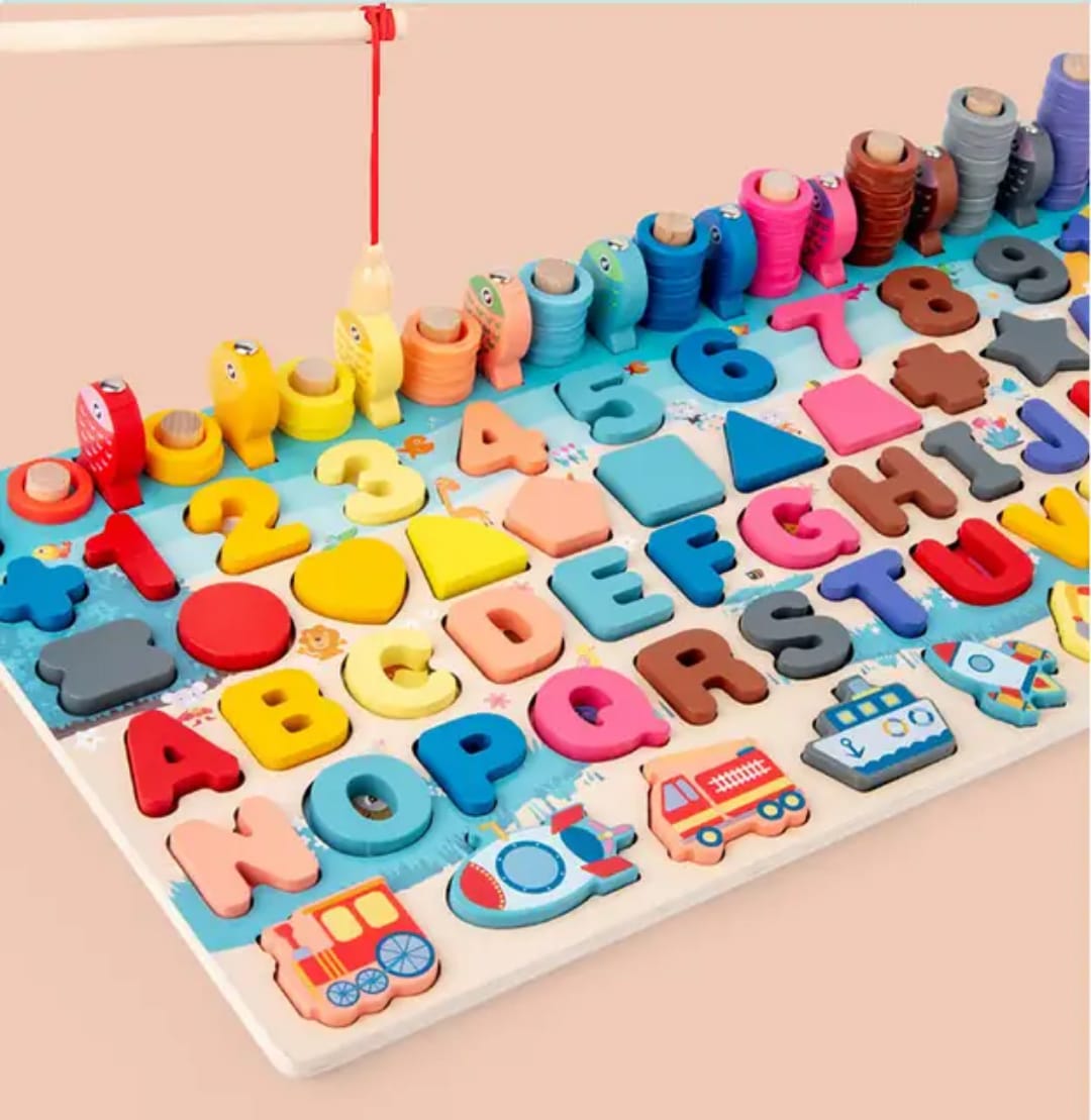7-1 Kids Learning Montessori wooden Educational Toys