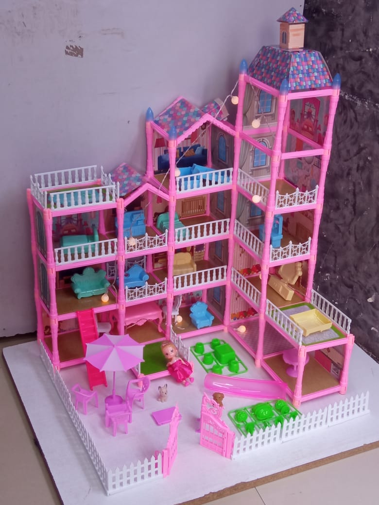 Dream Doll kids house Luxury villa with 379 pieces...DIY for kids to assemble...Bigger and taller