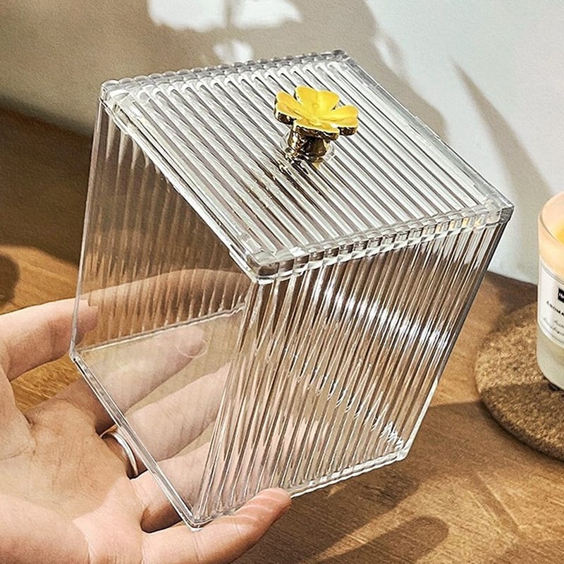 Single multifunction home makeups ,cotton pads storage box for cotton swab rod cosmetics Jewelry ,Bathroom container/Lipstick organizer box