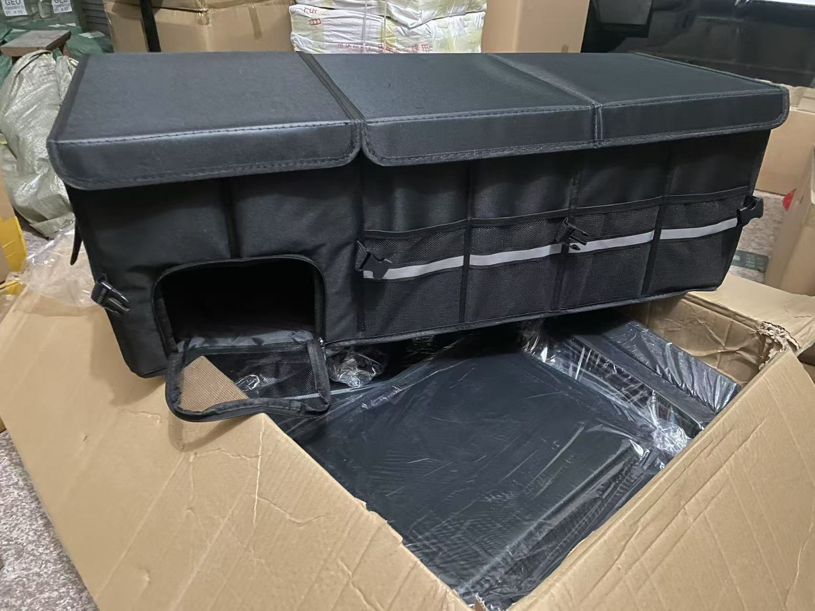 Heavy Duty Car Boot/Trunk Organizer with mutliple Compartments