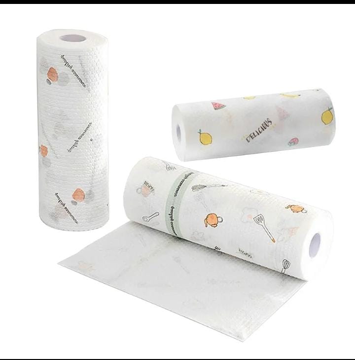 Reusable kitchen towel....ideal for wiping ….each roll has 50pcs