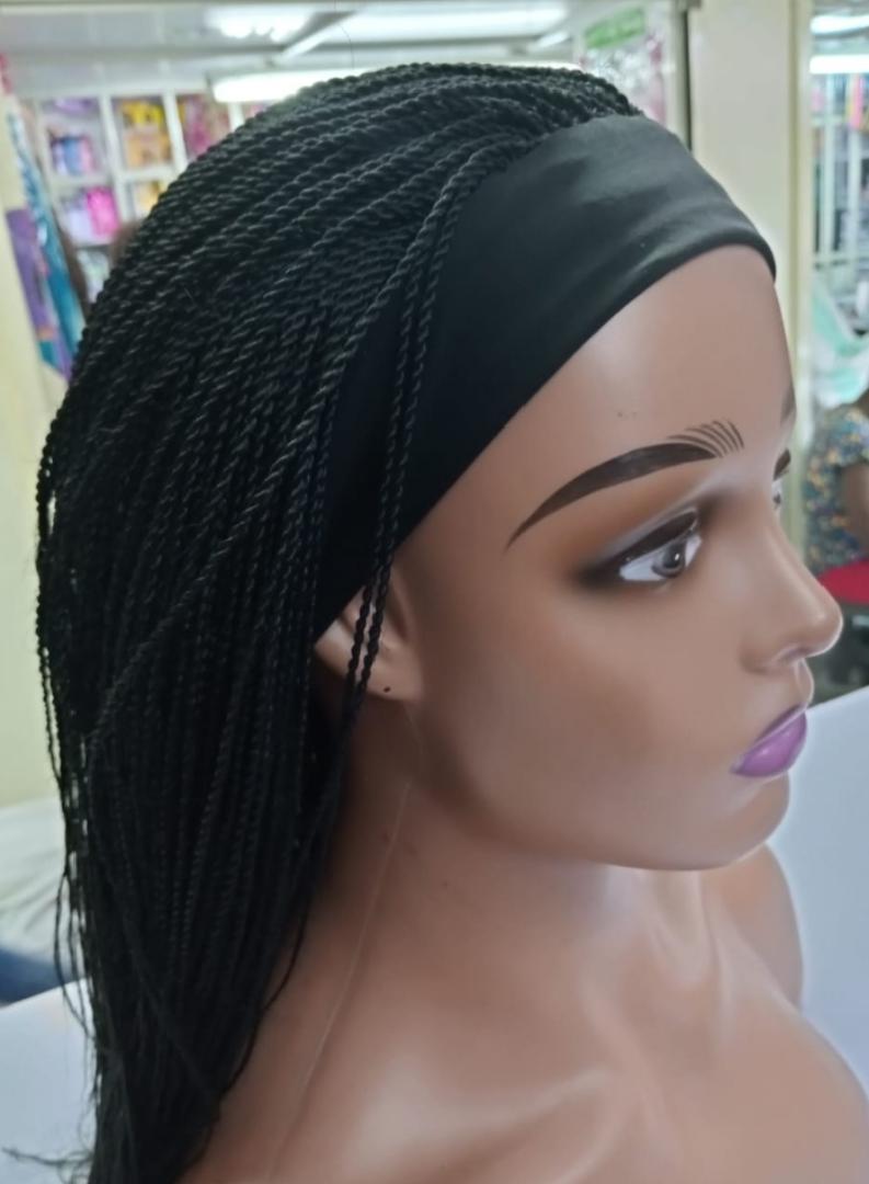 Headband twisted wig