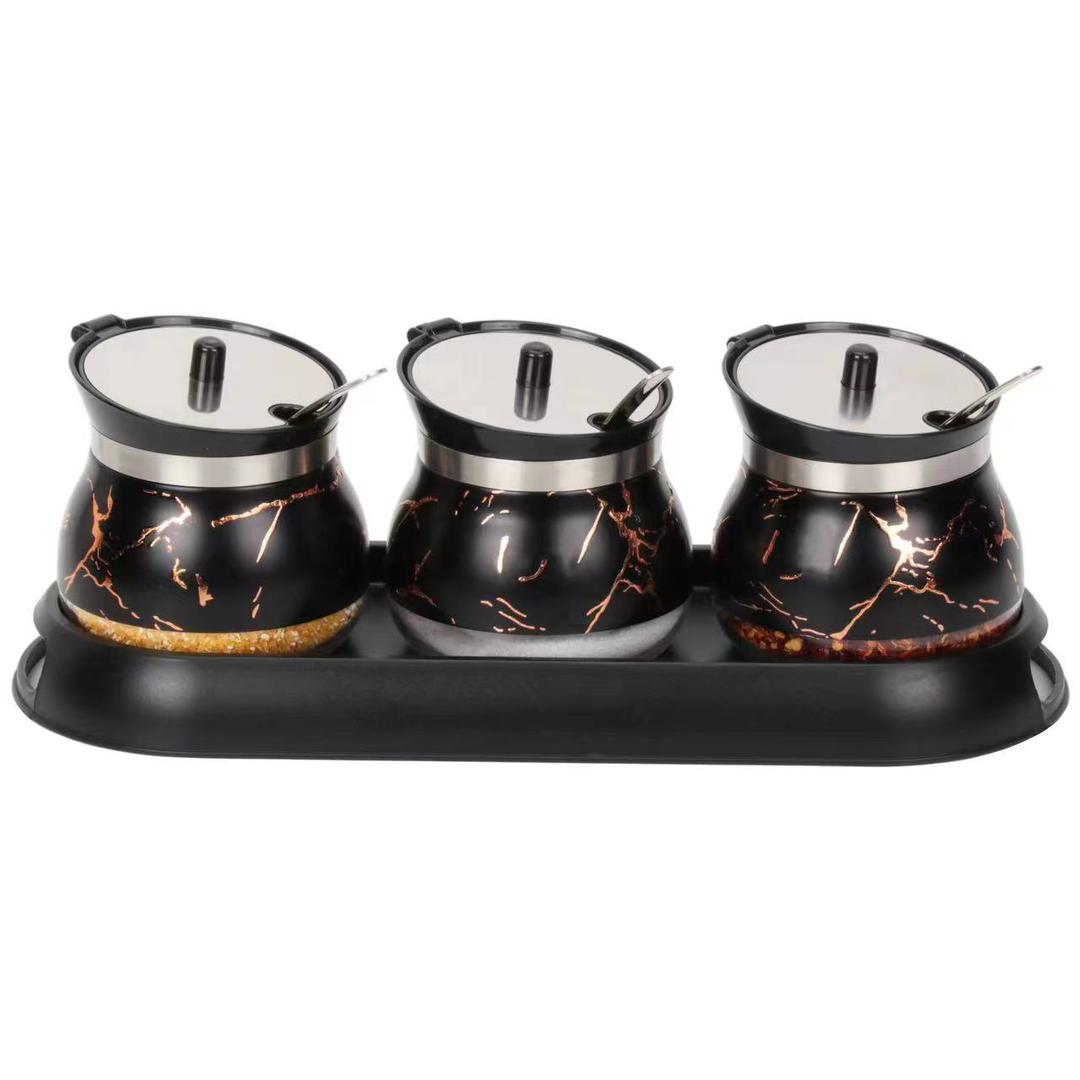 3 pc condamate sugar dish
