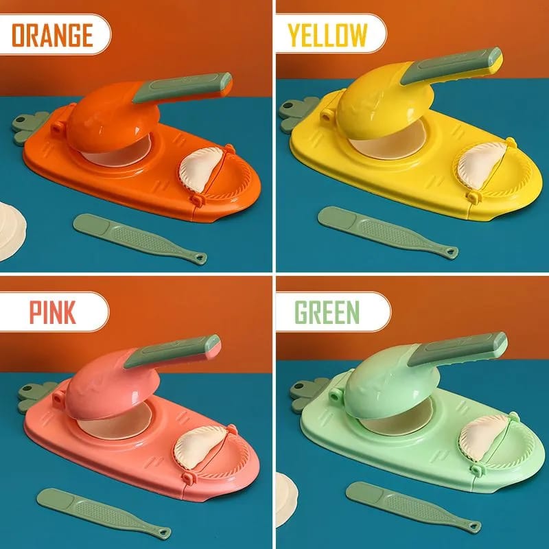 2 IN 1 DUMPLINGS MAKER - Dumpling Skin Maker Machine Press, Multifunctional DIY Manual Dumpling Press Mold Set