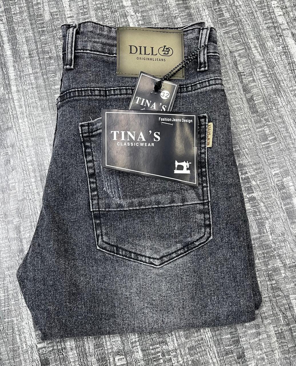 TINA'S CLASSIC WEAR MEN'S FASHION SLIM FIT DENIM JEANS TROUSERS (GREY) - Anti-Stretch , Non-fade Quality guaranteed, Non fade, Official/casual, Slimfit, Stretchy material .