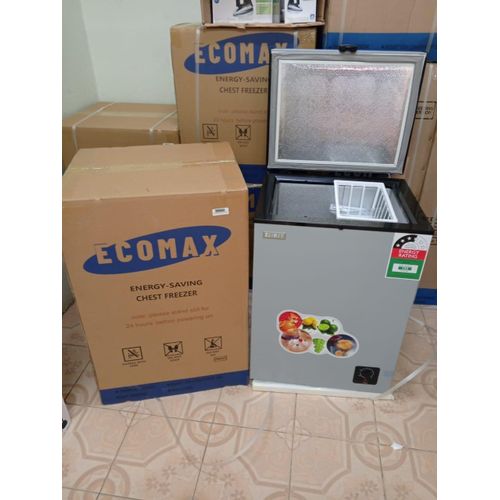 109 LITRES ECOMAX CHEST FREEZER - Ensures consistent and precise temperature control for maximum freshness, Built with high-quality materials for long-lasting reliability in commercial environments.
