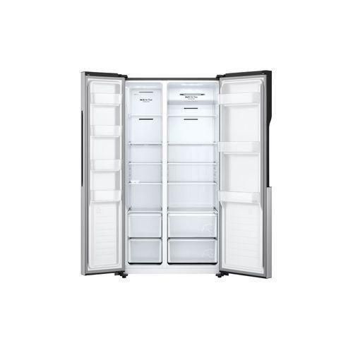 519 L LG FRIDGE. LG SIDE BY SIDE FRIDGE 519 LITRES NO FROST REFRIGERATOR - Prevents ice build-up, ensuring efficient cooling and reducing maintenance, Multi Air Flow: Ensures even cooling throughout.