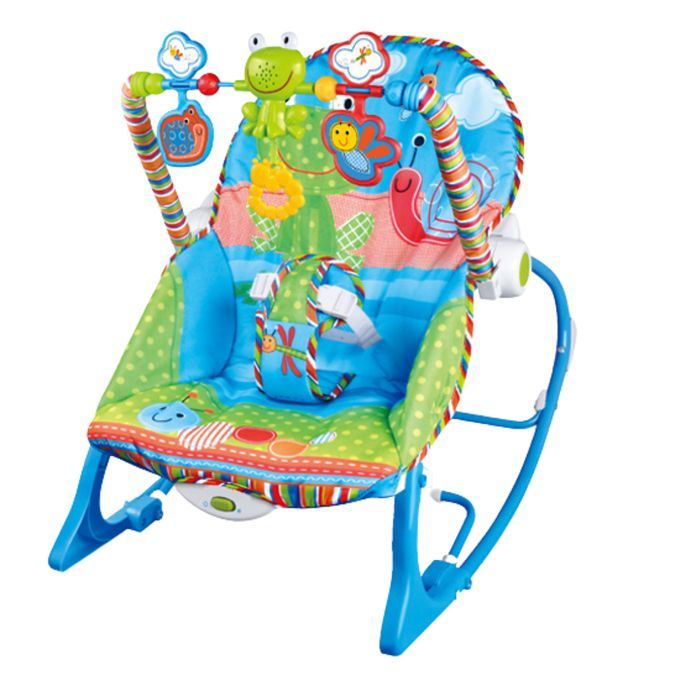 Baby Rocker With Musical Toy Bar & Vibrations