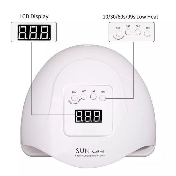 120W LED UV Nail Gel Polish Dryer Lamp Light Machine