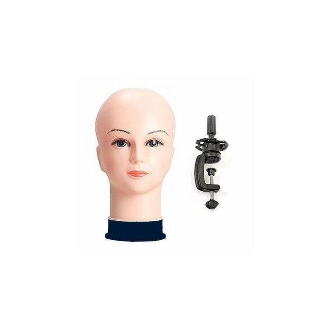 Dummy Mannequin Head/ Wig Stand For Making Wig And Displays &Clamp