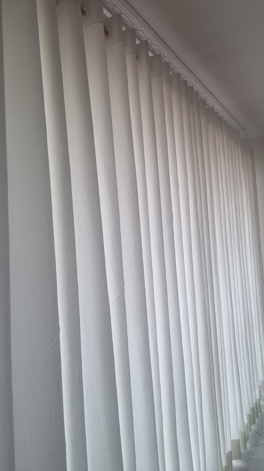 LIMITED OFFER! Elegant heavy white curtain {sheer optional]