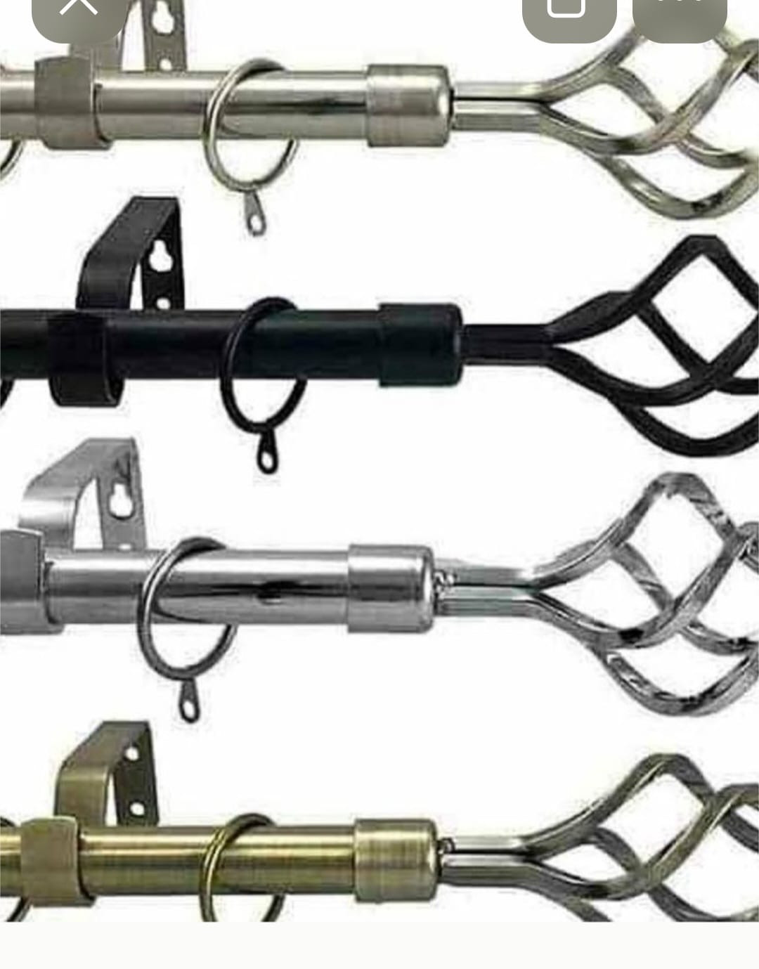 LIMITED OFFER! Adjustable single curtain rod, available in different colors