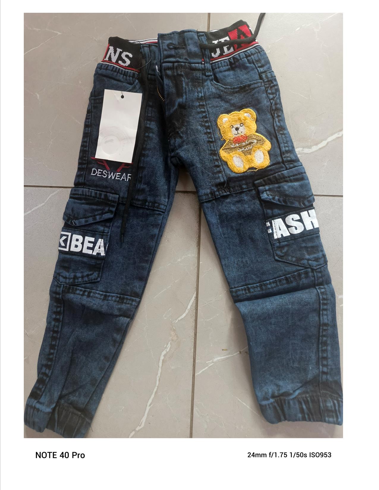 Kids Boys Pants Trousers 18months-3 years Children Jeans Pants Kids Denim Pants Spring Autumn Casual Trousers