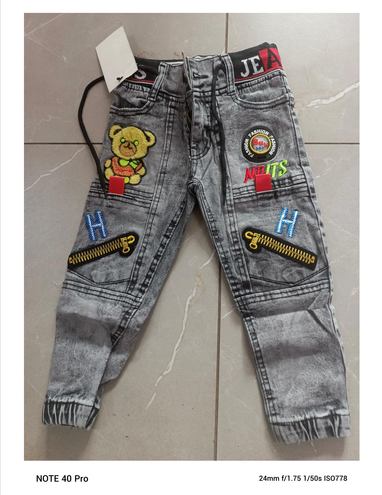 Kids Boys Pants Trousers 18months-3 years Children Jeans Pants Kids Denim Pants Spring Autumn Casual Trousers