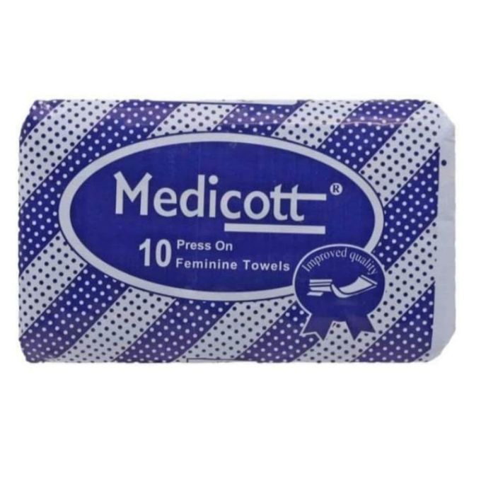 Medicott Press Sanitary Towels/Maternity Pads 2 packs with 10 pcs each