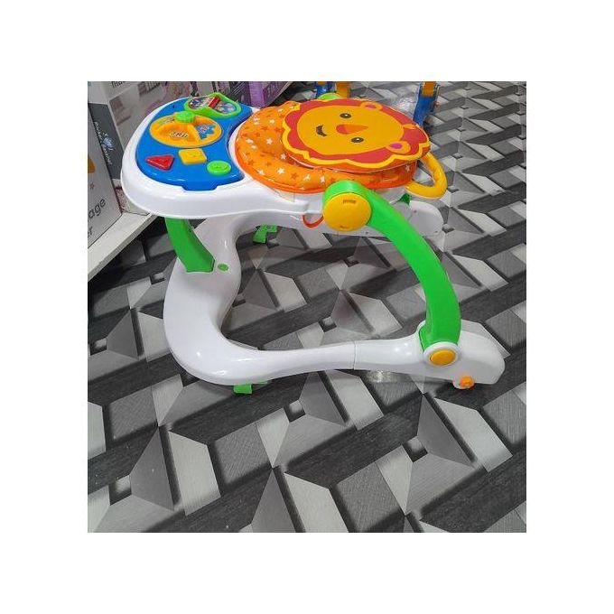 4 In 1 Multifunctional Baby Walker- can work as walker,push walker,dining table,and playing toy suitable for kids age 6 months a toy anand above can handle up to 18 kgs