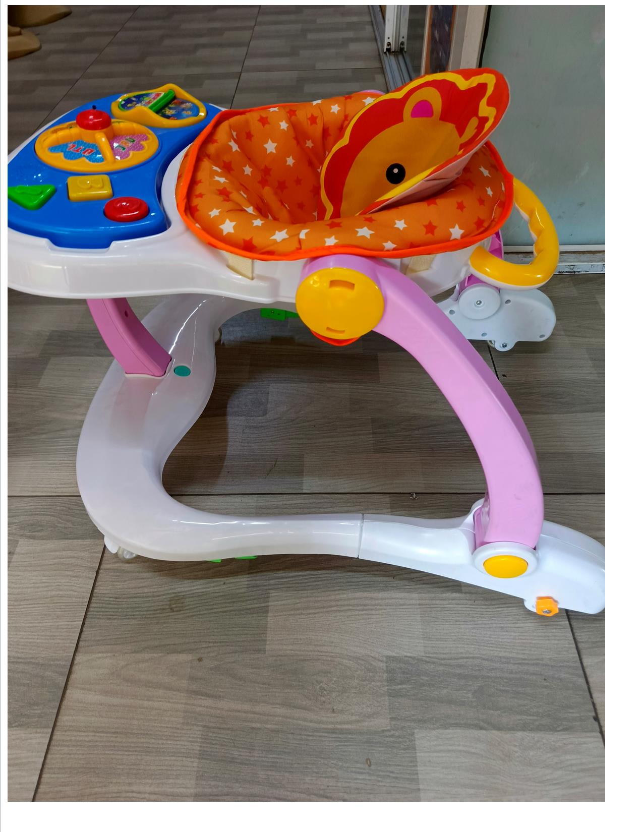 4 In 1 Multifunctional Baby Walker- can work as walker,push walker,dining table,and playing toy suitable for kids age 6 months a toy anand above can handle up to 18 kgs
