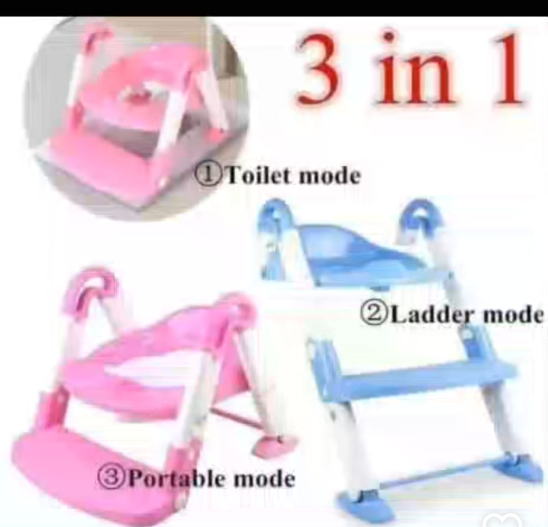 3 in 1 Portable Training Kids Toilet-Baby Potty With Ladder