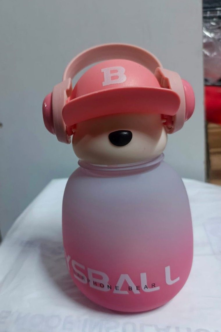Headphone Design Kids Water Bottle