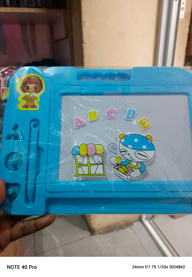 Magnetic Sketch Erasable Writing Children Kids Pad, Assorted Cartoons